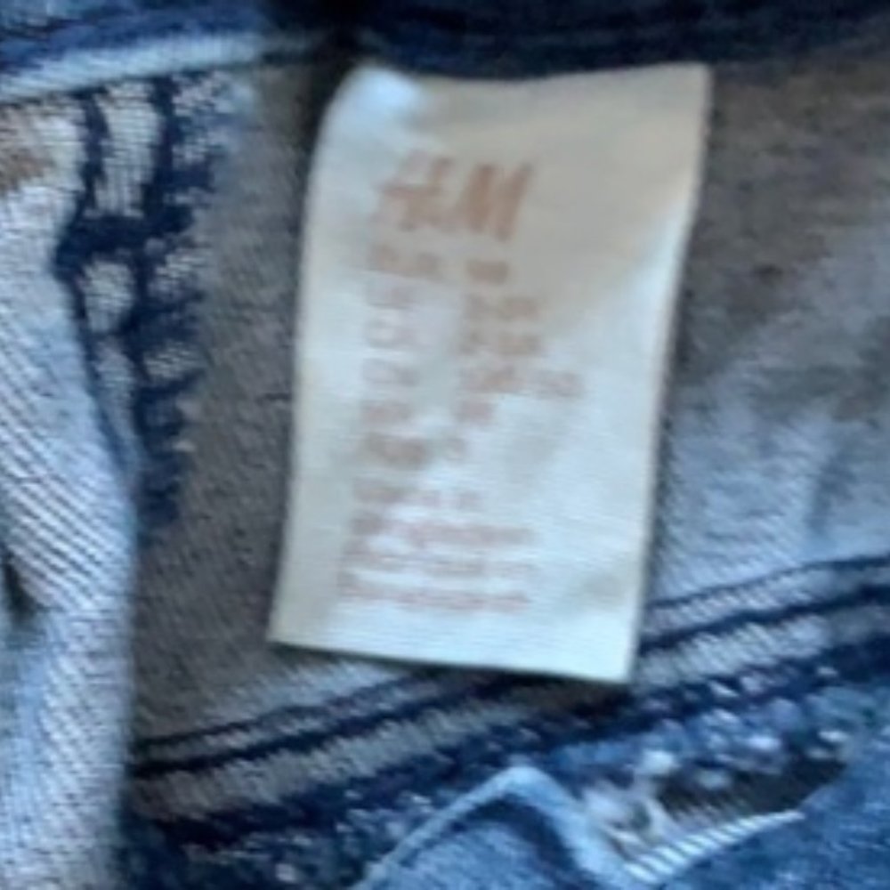 H&M Super Soft Skinny Fit Jeans Kids Mid Denim Wash SZ Girls 2T/3T NEW - Picture 10 of 12